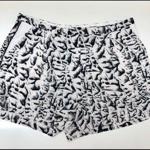 Philosophy 12 Black & White Casual Comfy Shorts